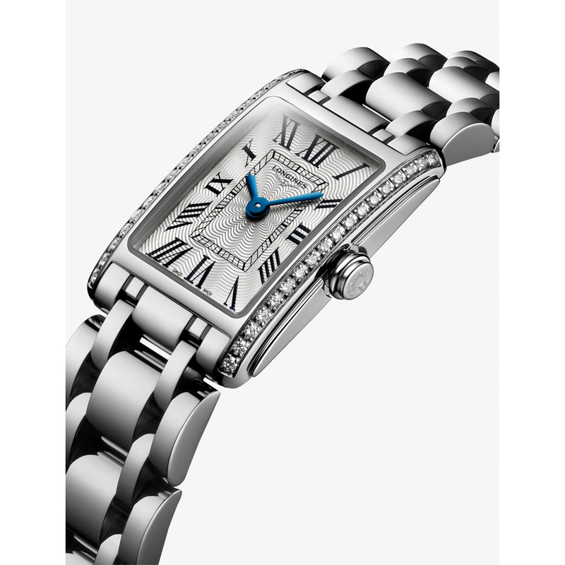 Longines DolceVita stainless steel diamond watch L5.258.0.71.6, UK version