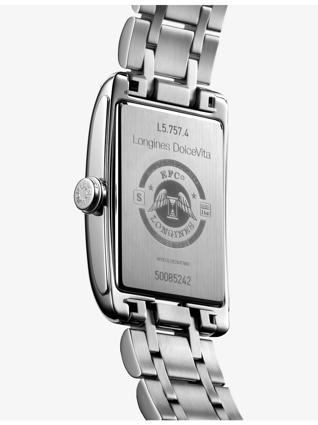 Longines DolceVita stainless steel automatic watch, imported from the UK