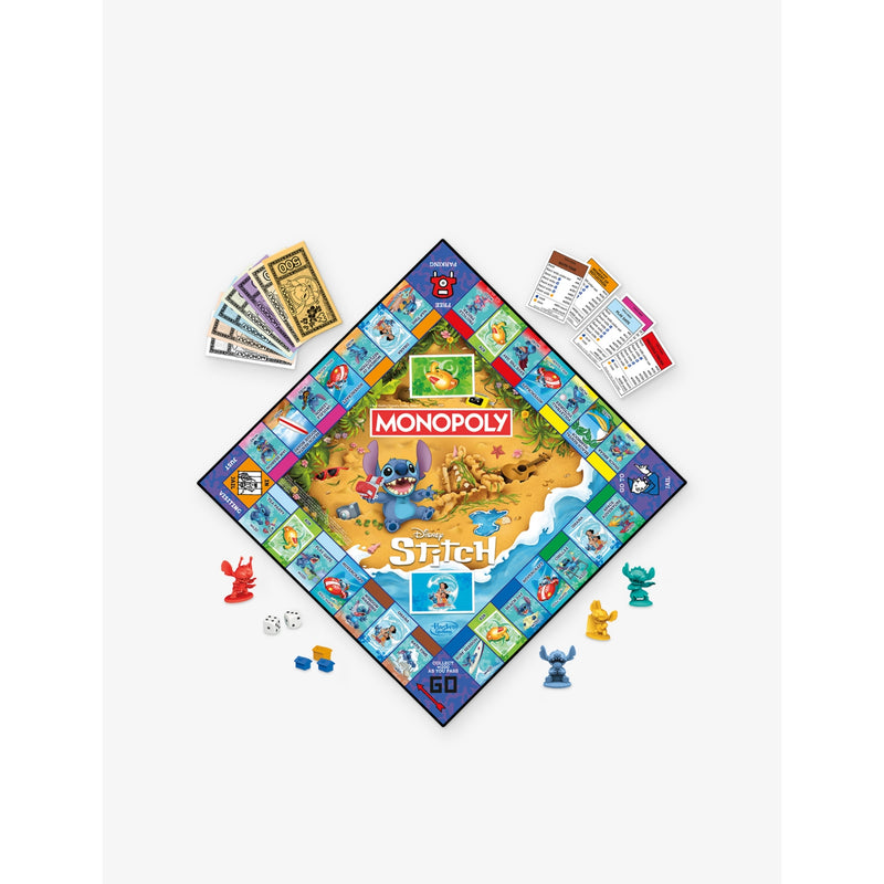 Hasbro Monopoly Disney Stitch Edition board game (British brand)