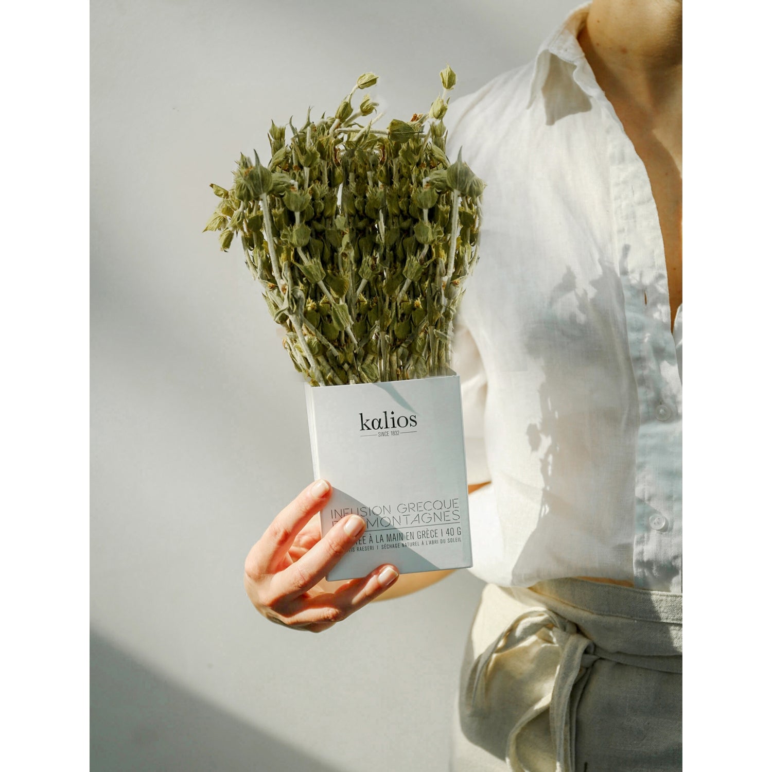 Kalios dried Greek mountain herbal tea 40g - British product