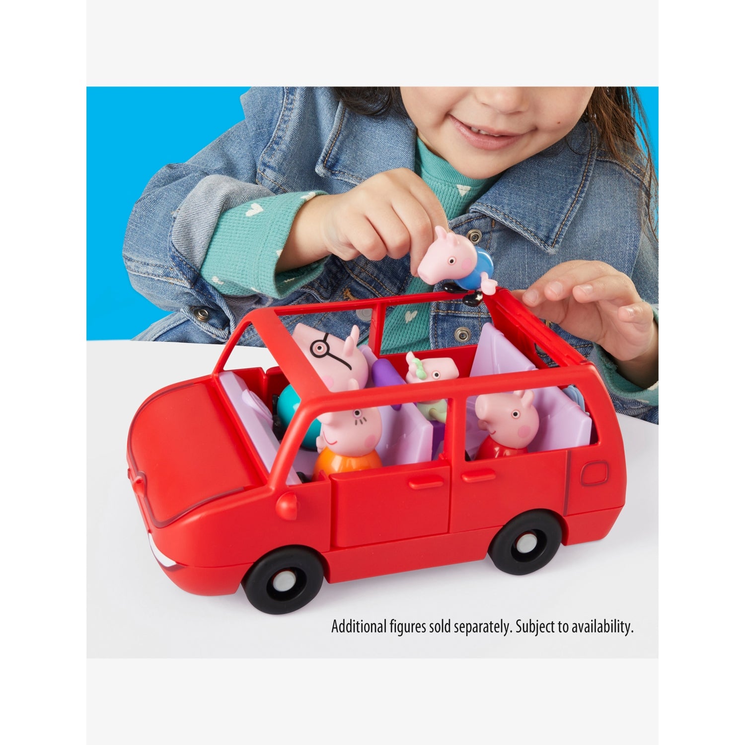 Peppa Pig Family Car Playset with figures, British toy, UK version