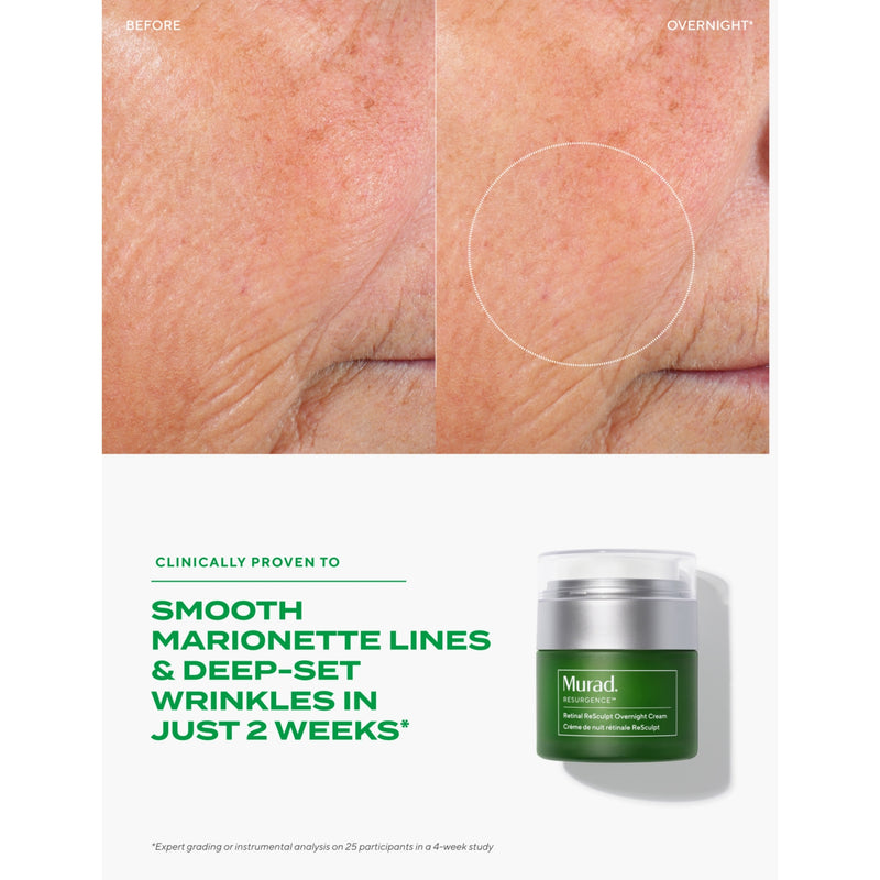 Murad Retinal ReSculpt Overnight Cream 50ml, imported from the UK
