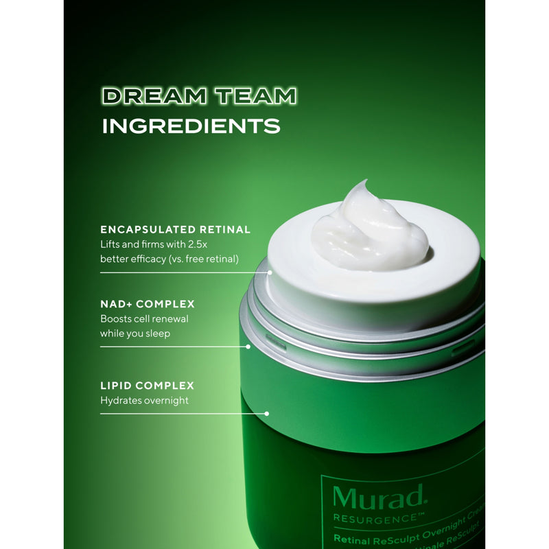 Murad Retinal ReSculpt Overnight Cream 50ml, imported from the UK