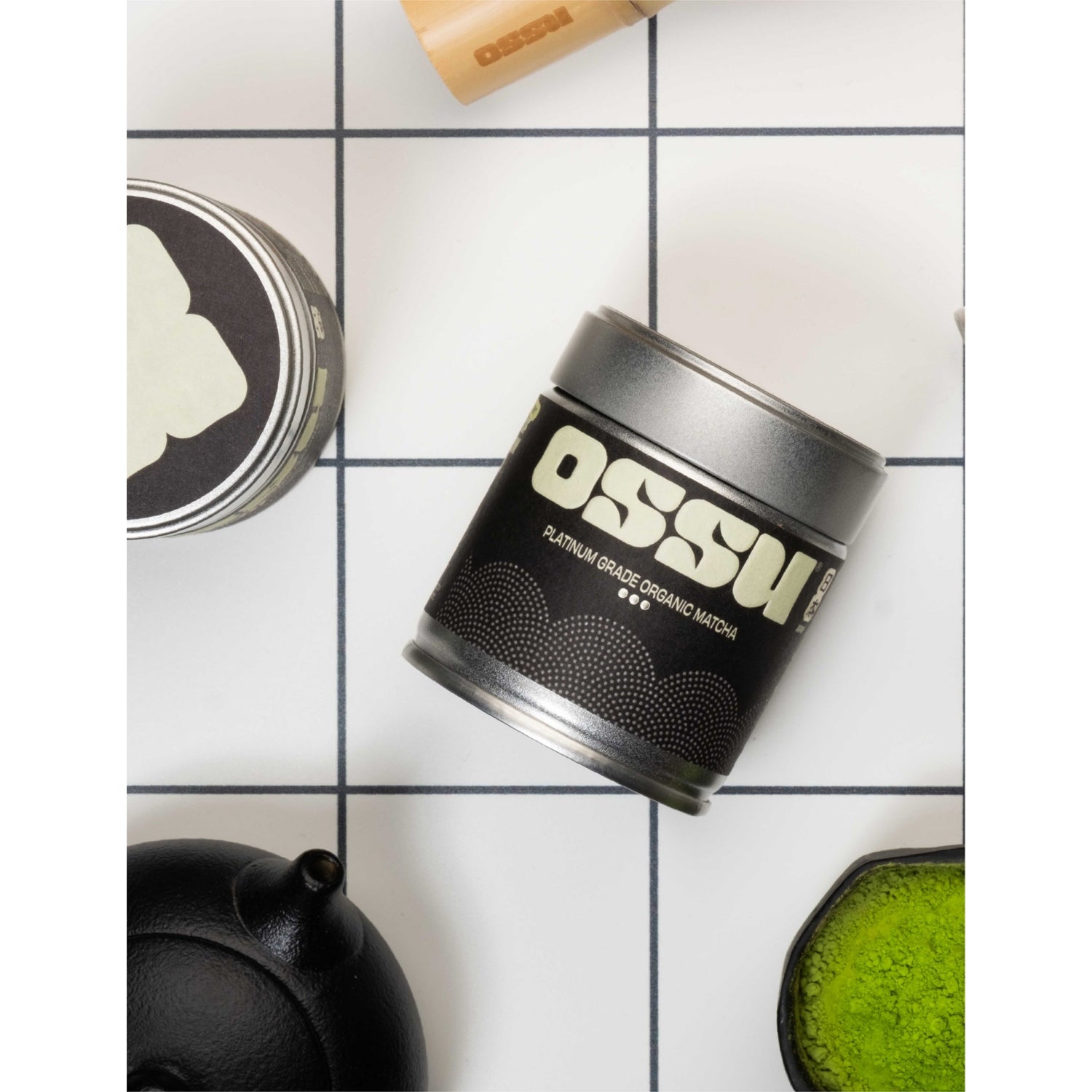 Ossu Platinum Grade matcha tin 40g - British product