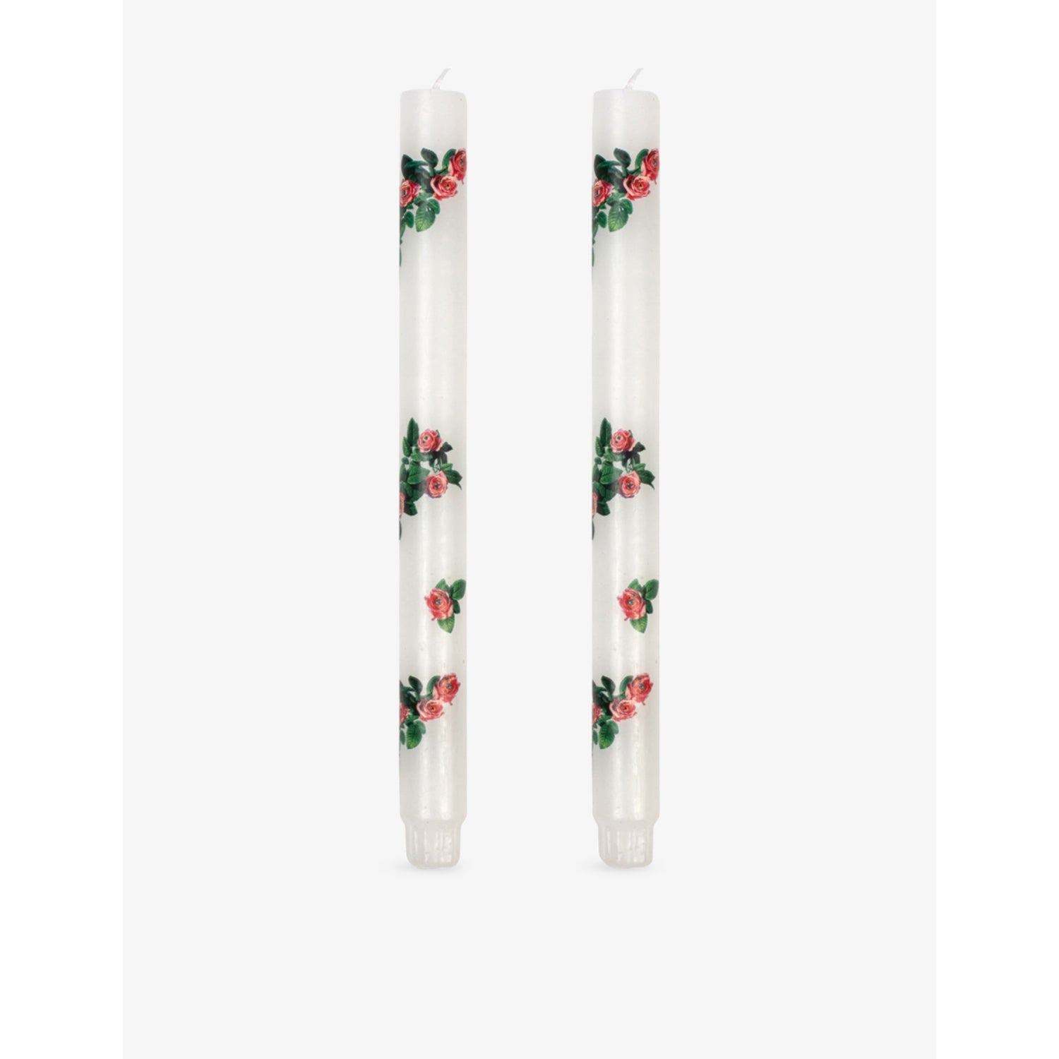 Seletti roses stem candle set of two 27cm, UK version