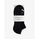 Monogram Stretch-Cotton Trainer Socks Pack of Two - BLACK - 5.5-8