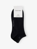 Logo Stretch-Cotton Trainer Socks Pack of Three - BLACK - 5.5-8