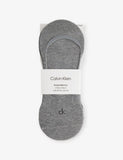Calvin Klein Logo No-Show Stretch-Cotton Socks Pack of 3