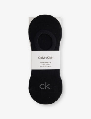 Calvin Klein high-cut no-show socks pack of three - British product