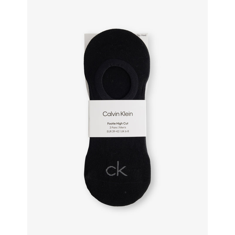 High-Cut Stretch-Cotton No-Show Socks - BLACK - 5.5-8