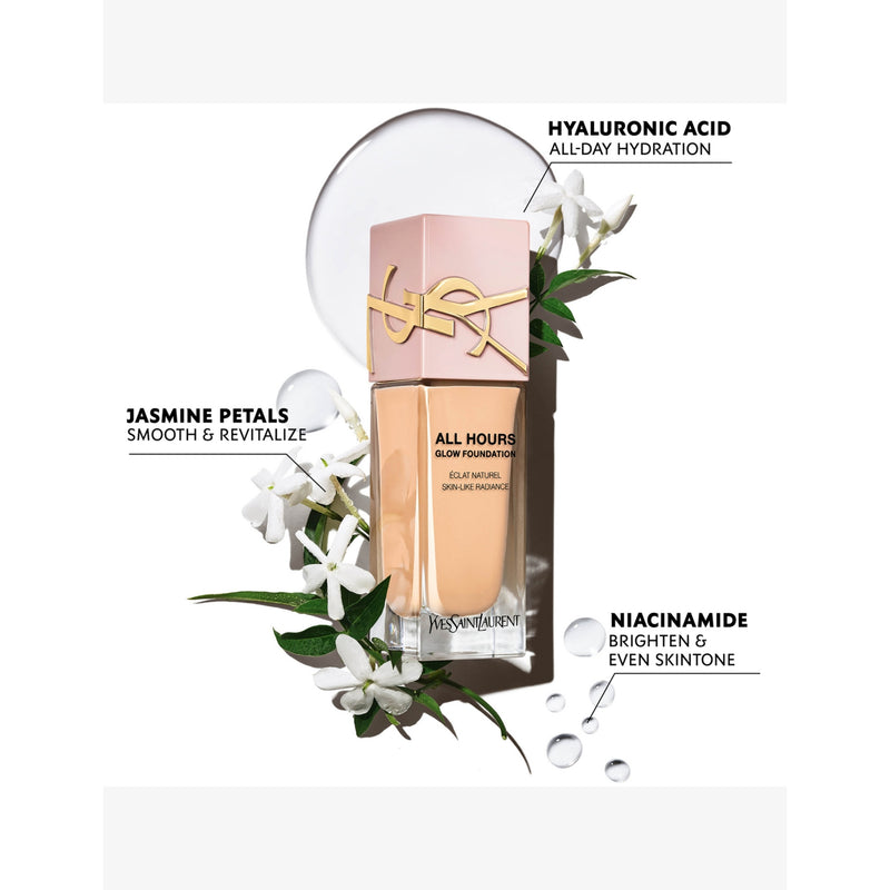 Yves Saint Laurent All Hours Glow foundation 25ml (British brand)