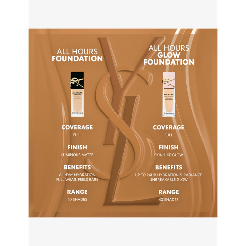 Yves Saint Laurent All Hours Glow foundation 25ml (British brand)