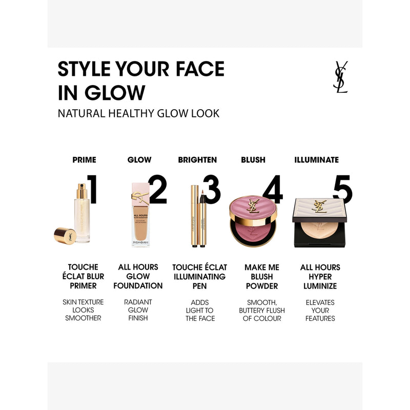 Yves Saint Laurent All Hours Glow foundation 25ml (British brand)