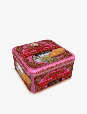 La Mere Poulard large galette butter biscuits tin 202.5g, UK version