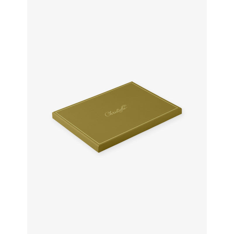 Christofle Club stainless-steel rectangular tray 32cm x 23cm, UK version