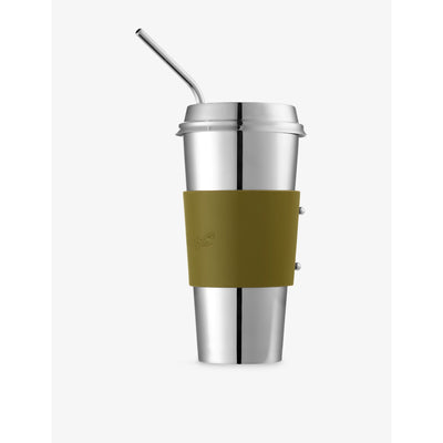 selfridges Christofle Objets Miroir Stainless Steel Coffee Cup 450ml- Buy online at McGrocer