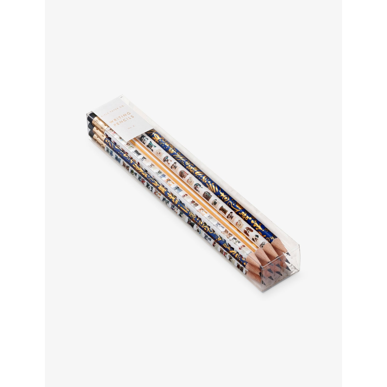 Rifle Paper Co cat and dog pencils 12-pack, imported from the UK