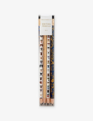 Rifle Paper Co cat and dog pencils 12-pack, imported from the UK