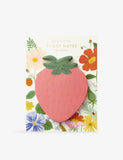 Rifle Paper strawberry sticky notes pack of 50 - British product
