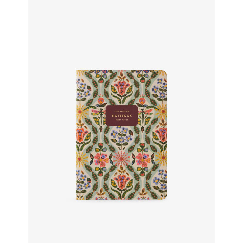 Rifle Paper Co. stitched notebooks set of three, UK version