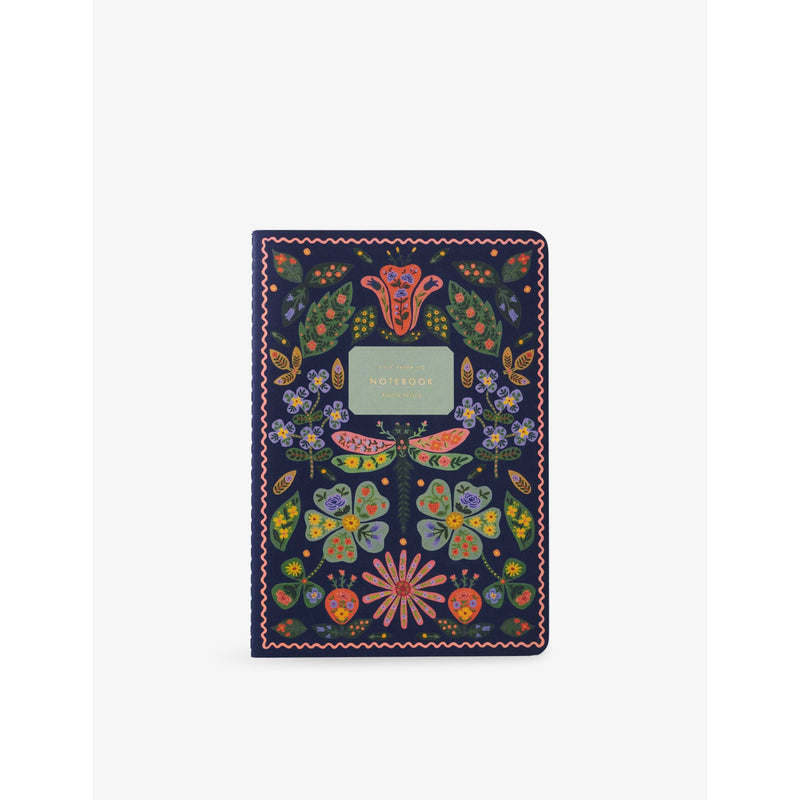 Rifle Paper Co. stitched notebooks set of three, UK version