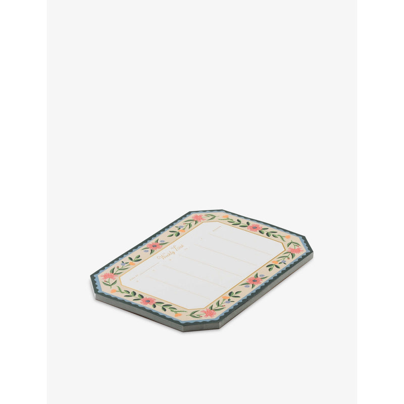 Rifle Paper Co. Aster weekly desk pad (British brand)