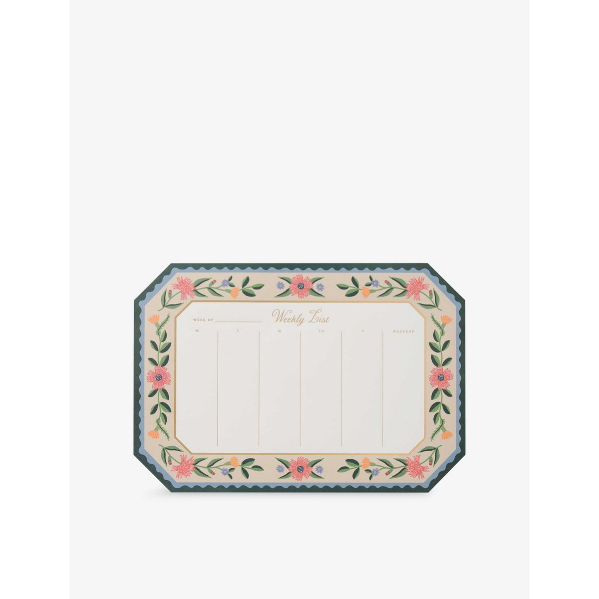 Rifle Paper Co. Aster weekly desk pad (British brand)