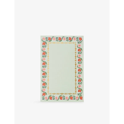 selfridges Rifle Paper Delphine Tear-Off Notepad 15.5cm x 10.7cm- Buy online at McGrocer