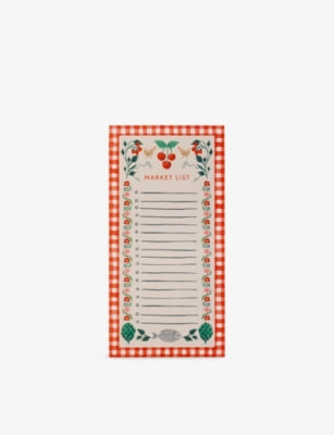 Rifle Paper Cherry Farm Market Pad with 65 sheets, UK version