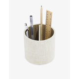 Stackers linen stationery pot 14.3cm, UK version