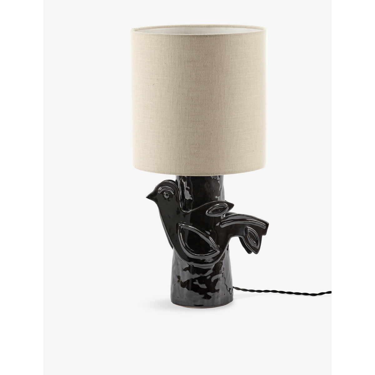 Marie Michielssen Paloma Stoneware Table Lamp - BLACK