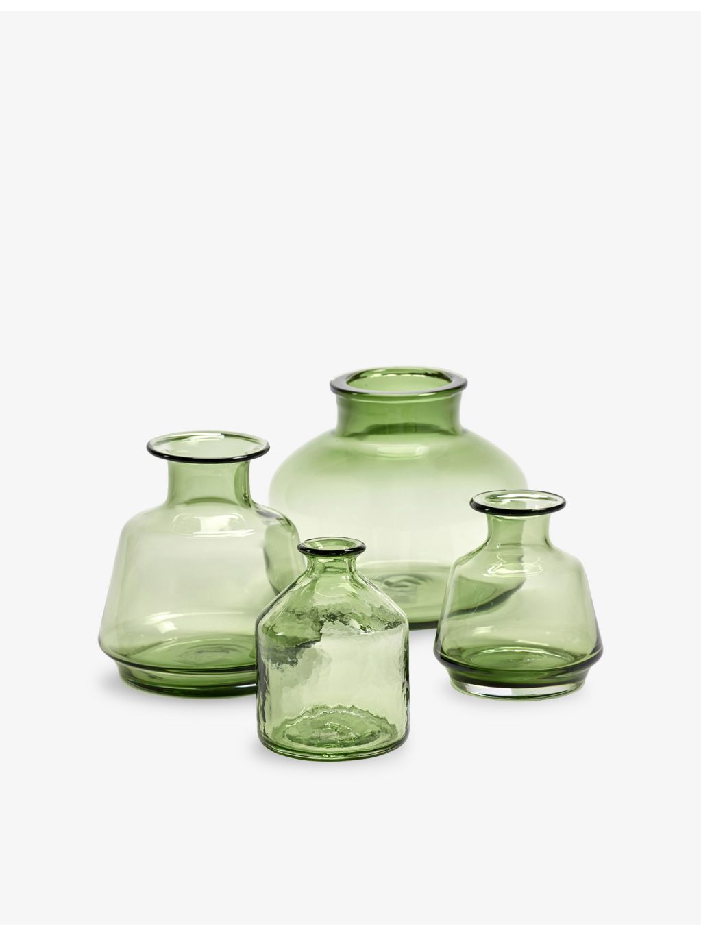 Serax rounded tinted glass vase 25cm, imported from the UK