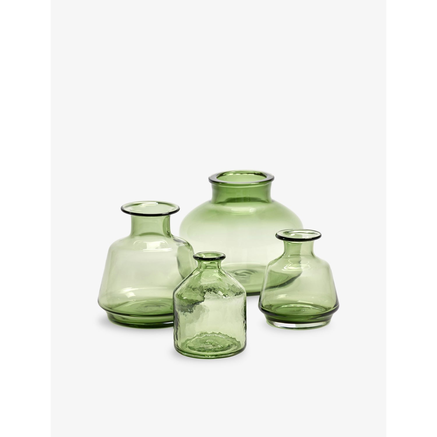 Serax rounded tinted glass vase 25cm, imported from the UK