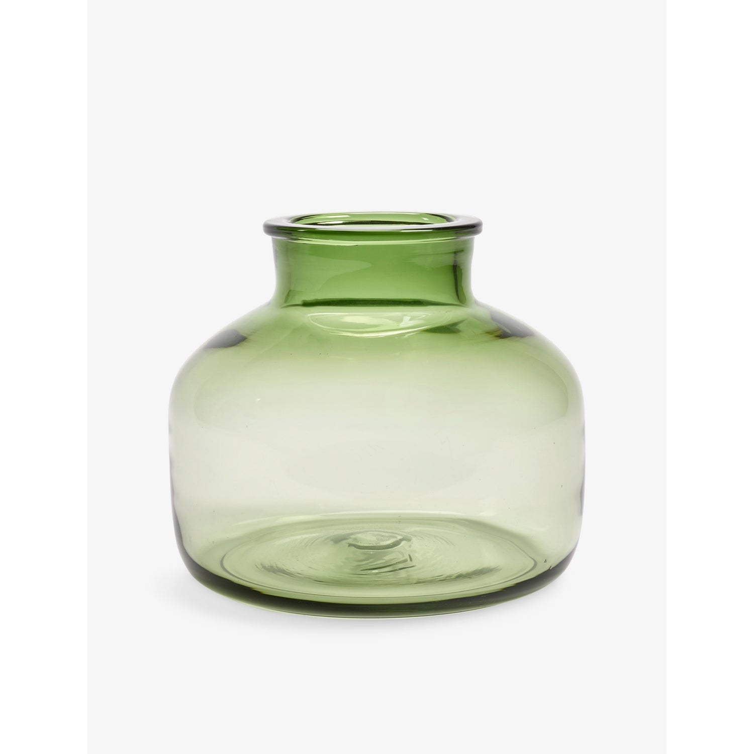 Serax rounded tinted glass vase 25cm, imported from the UK