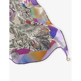 Bvlgari printed square silk scarf 90cm (British brand)