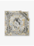 Bvlgari Polychroma printed square silk-twill scarf 90cm (British brand)