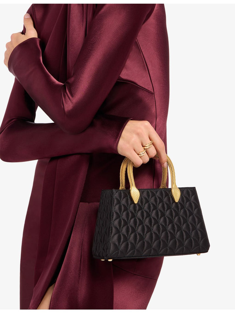 Bvlgari Serpentine Duette satin top-handle bag, UK version