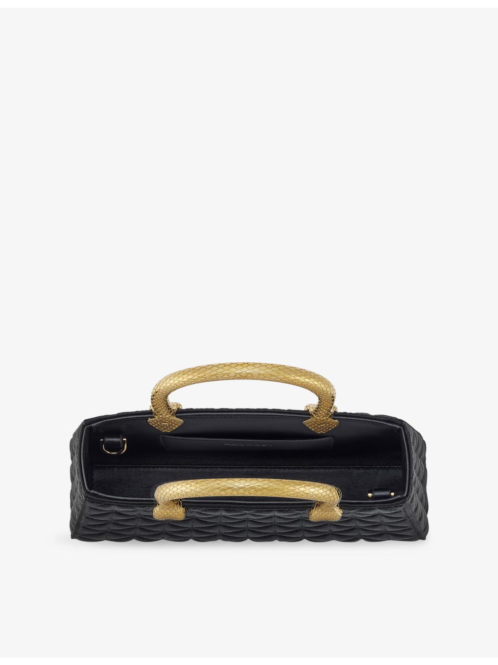 Bvlgari Serpentine Duette satin top-handle bag, UK version