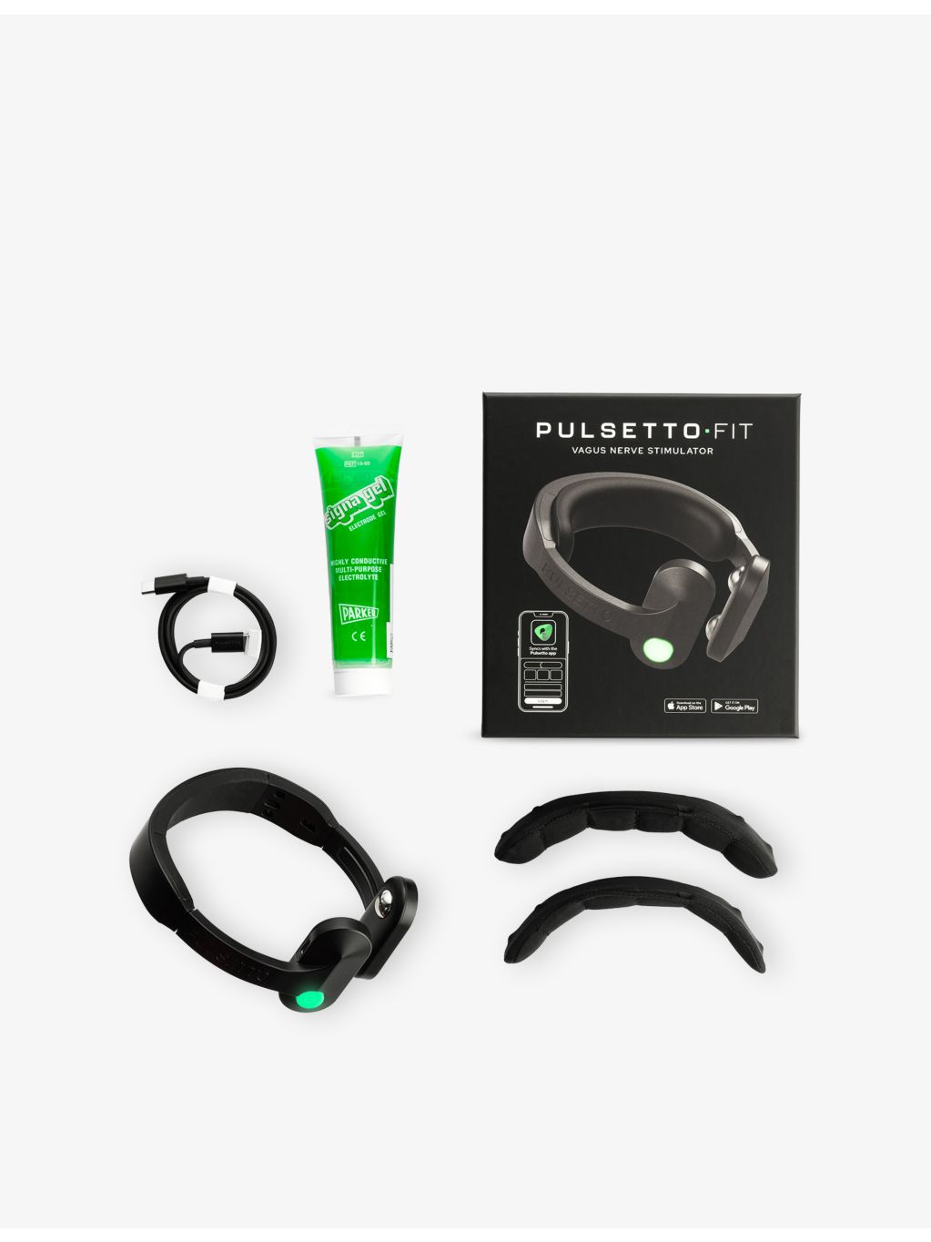 Pulsetto Fit wearable vagus nerve stimulator (British brand)