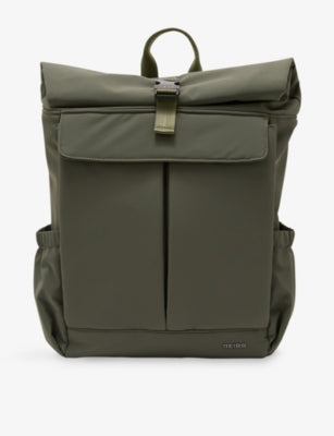 Reiss roll-top woven backpack 35cm - British product