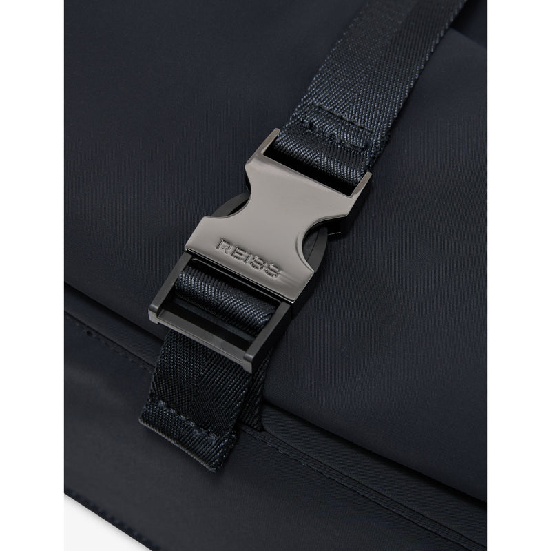 Reiss roll-top woven backpack 35cm - British product