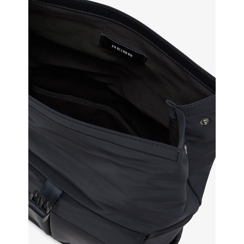 Reiss roll-top woven backpack 35cm - British product