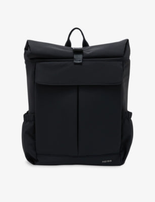 Reiss roll-top woven backpack 35cm - British product