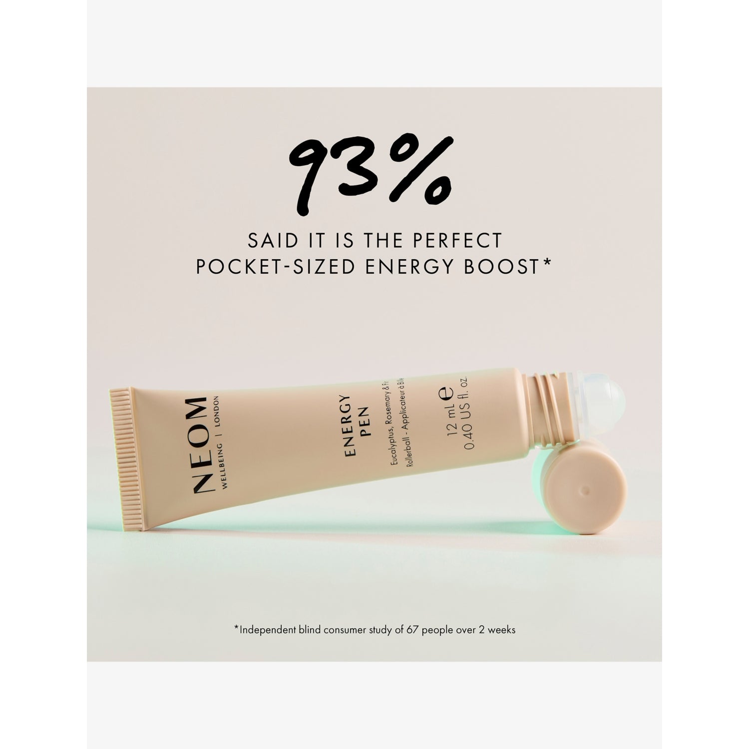 Neom Energy Pen 12ml aromatherapy rollerball, UK version