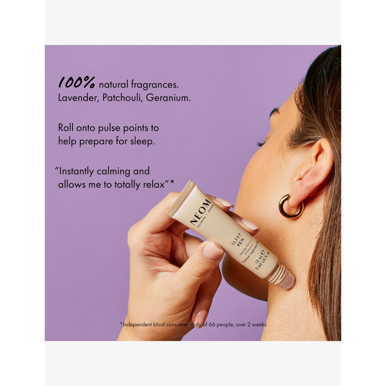 Neom sleep pen aromatherapy rollerball 12ml, imported from the UK