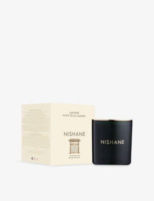 Nishane Japanese White Tea and Jasmine scented candle 210g - British product