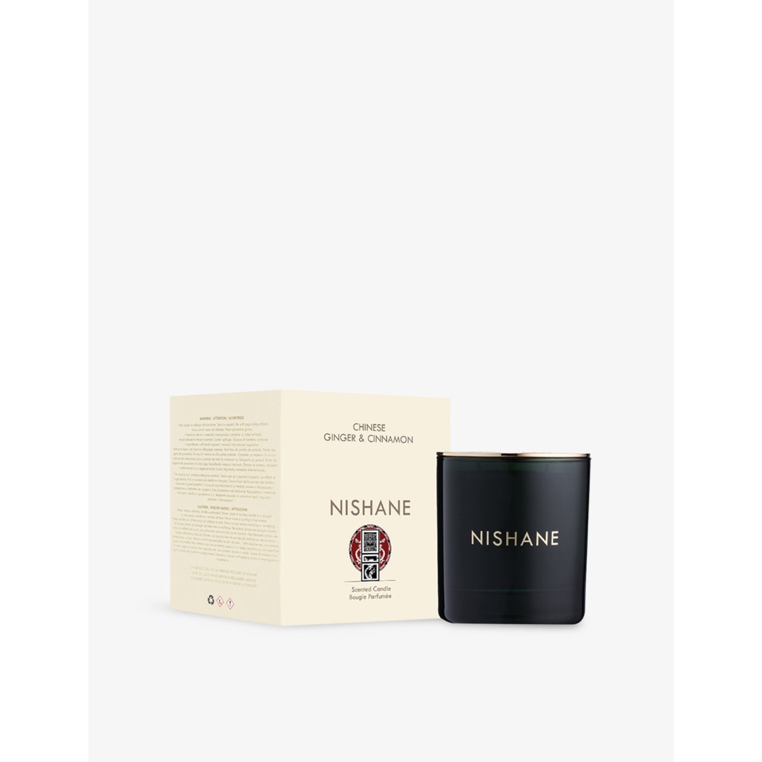 Nishane Chinese Ginger and Cinnamon scented candle 210g, UK version