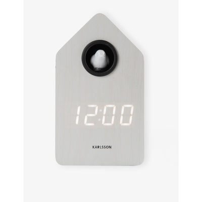 selfridges Karlsson Modern Cuckoo LED Alarm Clock- Buy online at McGrocer