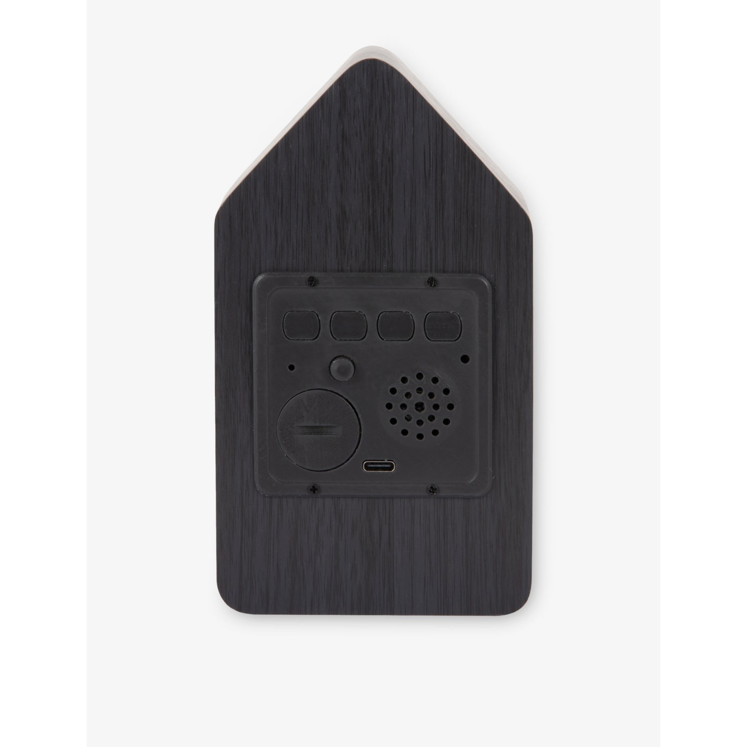 Karlsson cuckoo LED alarm clock with wood veneer - British product