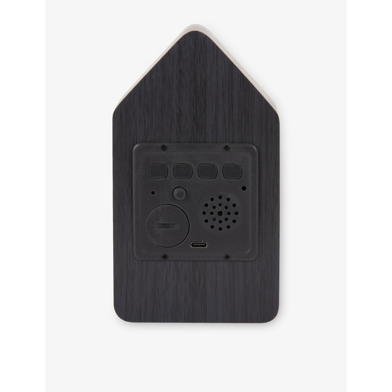 Karlsson cuckoo LED alarm clock with wood veneer - British product